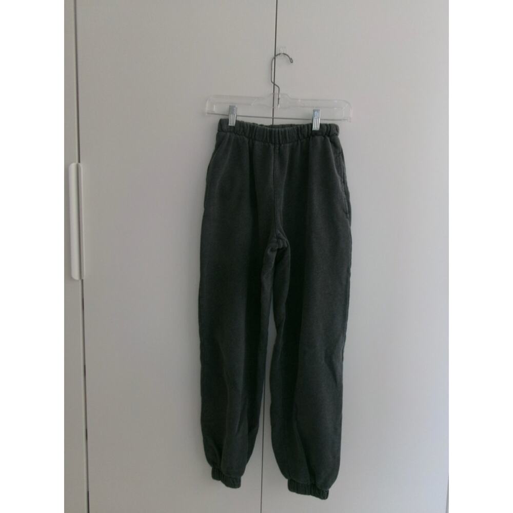 Brandy Melville Charcoal Elastic-Waist Joggers